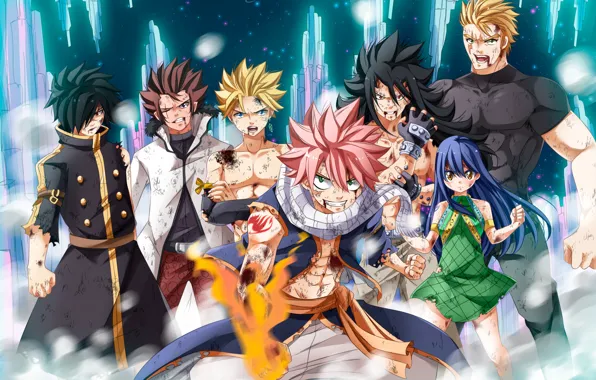 Picture girl, guy, fairy tail, Fairy tail