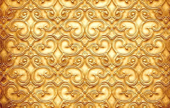 Sprig, pattern, texture, Golden color