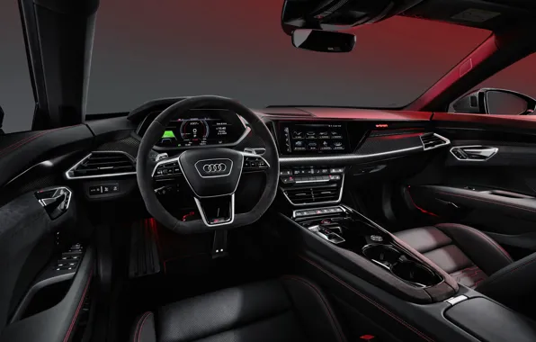 Picture design, Audi, interior, technology, sedan, luxury, display, electric