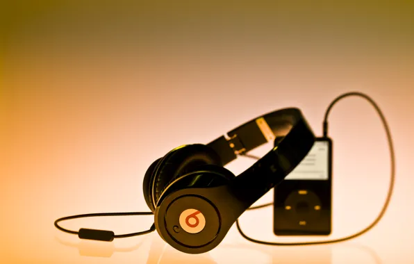 Picture music, music, headphones, player, brand, by dr. dre, Beats, and under