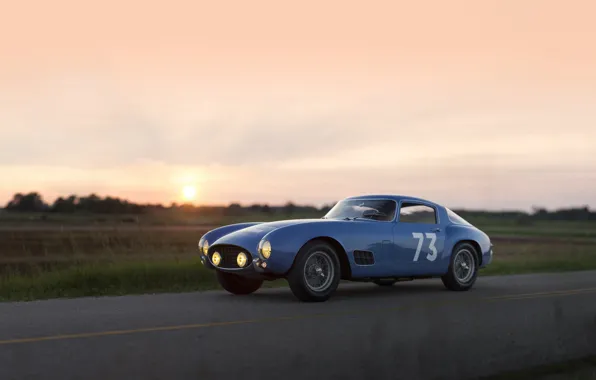 Ferrari, 1956, Berlinetta, 250, Scaglietti, Tour de France, Competition