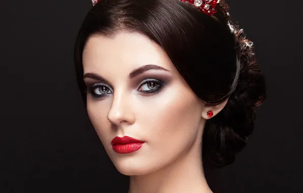 Look, decoration, close-up, face, style, model, portrait, makeup