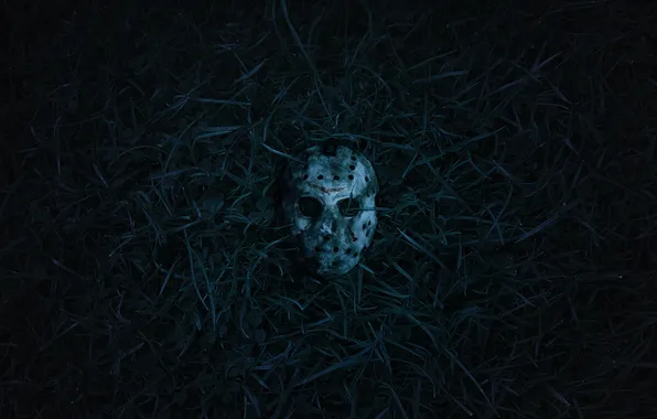 Movie, minimalism, mask, cinema, horror, Friday the 13th, Jason Voorhees, minimalism