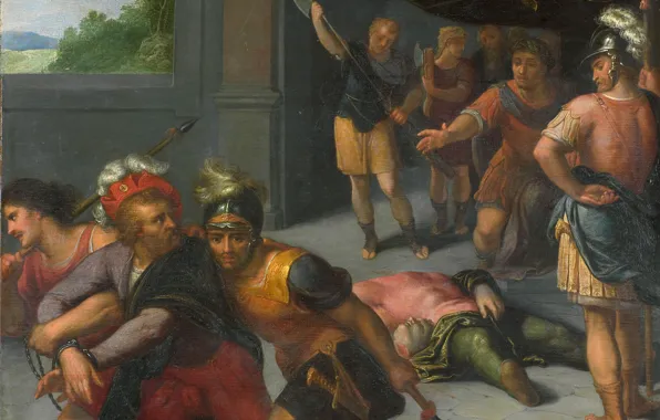 Picture oil, picture, 1613, Otto van Veen, By Otto van Veen, Beheading of the Head of …