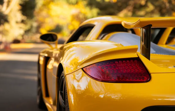 Porsche, close-up, Porsche Carrera GT