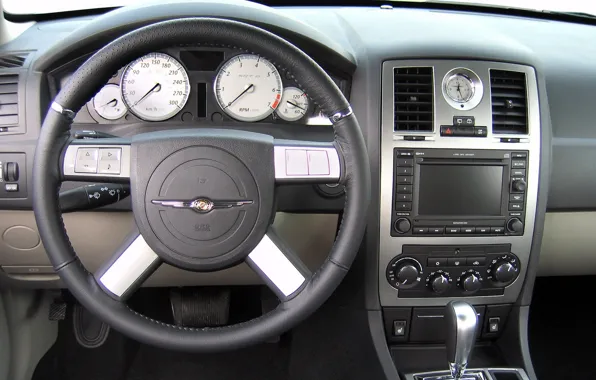 Chrysler, the wheel, 300C, salon, dashboard