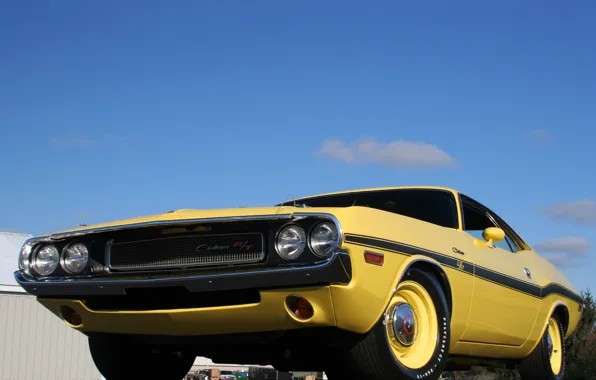 Picture machine, the sky, Dodge, Challenger, Dodge, the front, 426, Hemi