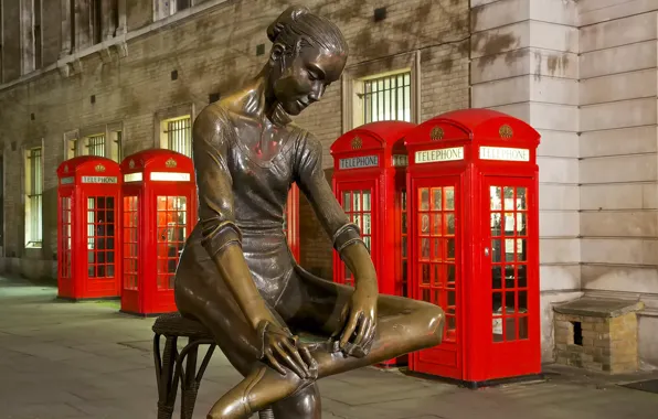London, sculpture, ballerina, Young Dancer, Enzo Plazzotta