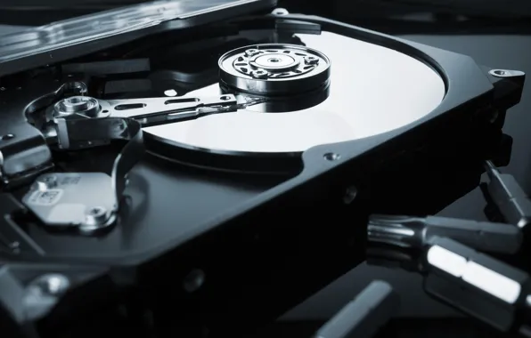Hard disk, data storage