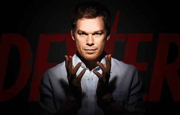 Picture Dexter, the series, actor, Michael Hall, Michael C. Hall