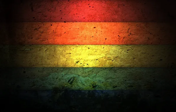 Color, cracked, Wall