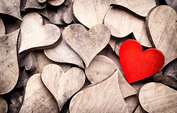 Love, heart, heart, love, heart, hearts, wooden, wooden
