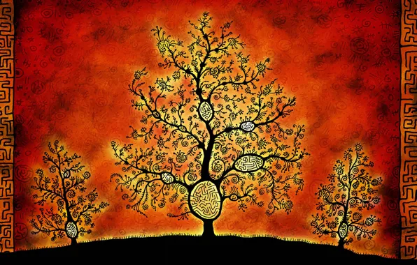 Picture background, destiny, tree