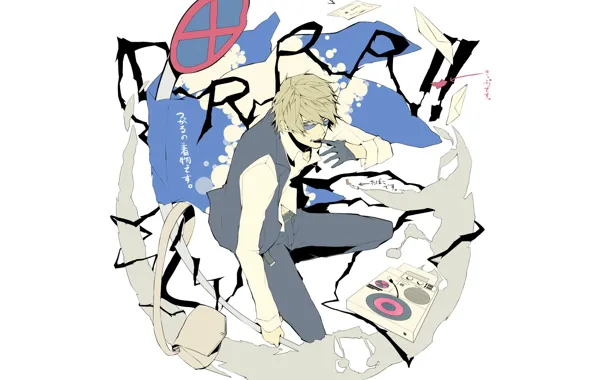 Anime, art, characters, Shizuo Heiwajima, Durarara!!