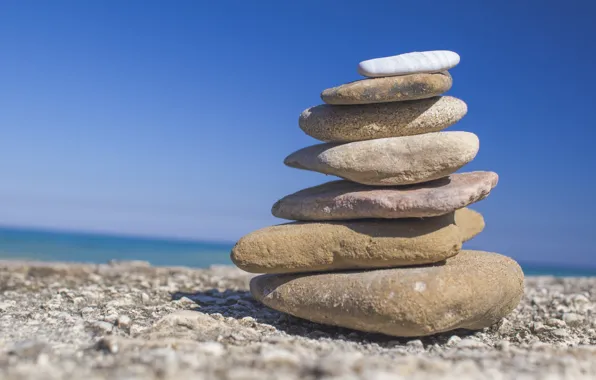 Stones, pyramid, stack