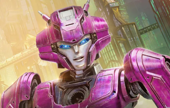 Girl, cartoon, transformer, Transformers One
