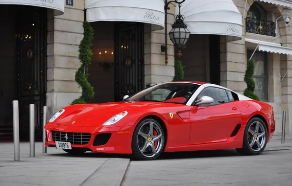 Red, Parking, Ferrari, Ferrari SA Aperta