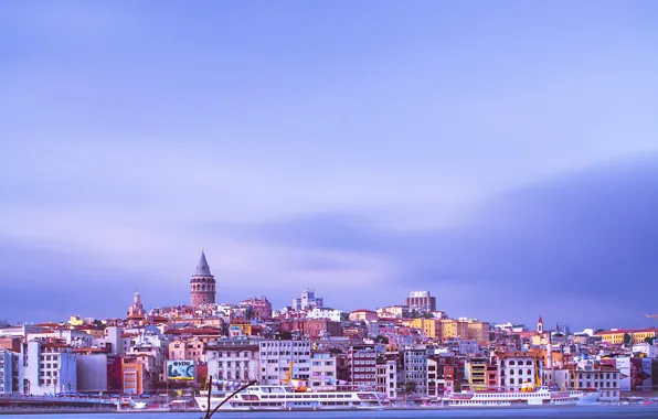 Tower, home, Istanbul, Turkey