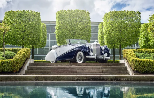 Picture Rolls-Royce, Silver, rolls-Royce, 1952, Dawn Drophead