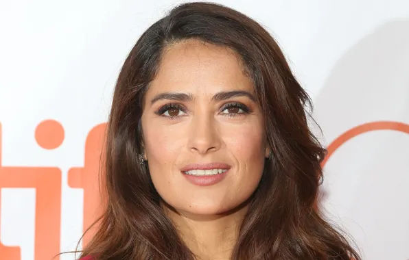 Look, portrait, actress, singer, Salma Hayek, Salma Hayek, photoshoot, smile