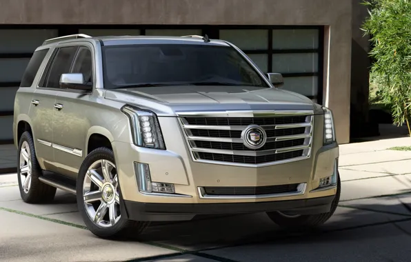 Picture house, background, Cadillac, jeep, SUV, Cadillac, Escalade, the front