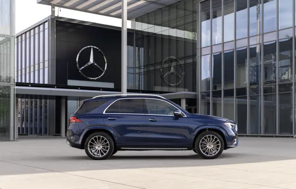 Mercedes, side view, Mercedes, AMG Line, Mercedes-Benz GLE 450 E 4MATIC