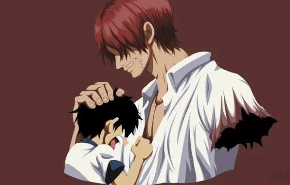 Boy, male, One Piece, tears, wound