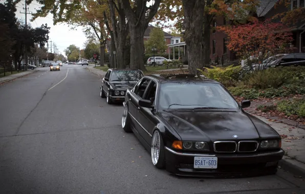 Autumn, tuning, BMW, BMW, drives, classic, tuning, autumn