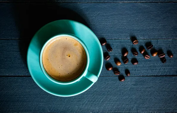 Coffee, Cup, coffee beans, saucer, coffee, Cup, coffee beans, saucer