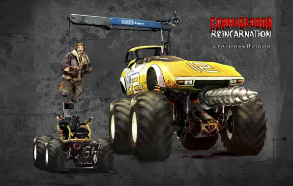 Car, red, old, new, carma, carmageddon