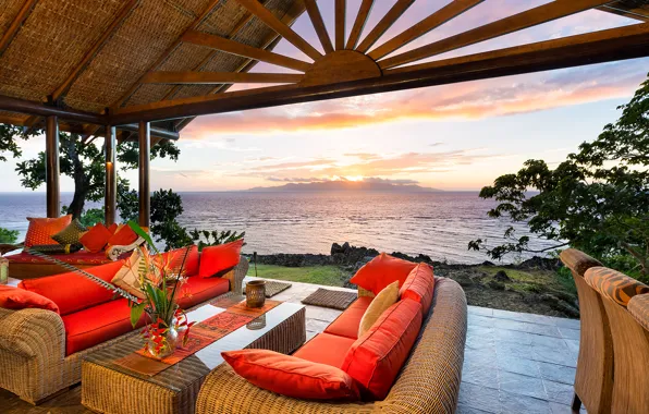 Picture pacific ocean, island, fiji, luxury, lawedua