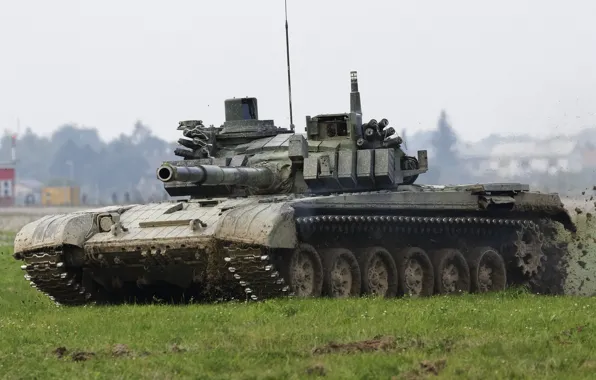Picture field, tank, combat, armor, T-72