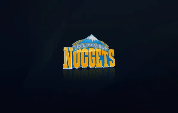 Picture Blue, Basketball, Background, Logo, Denver, Nuggets, Denver Nuggets