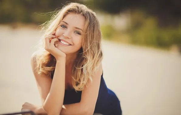 Girl, smile, portrait