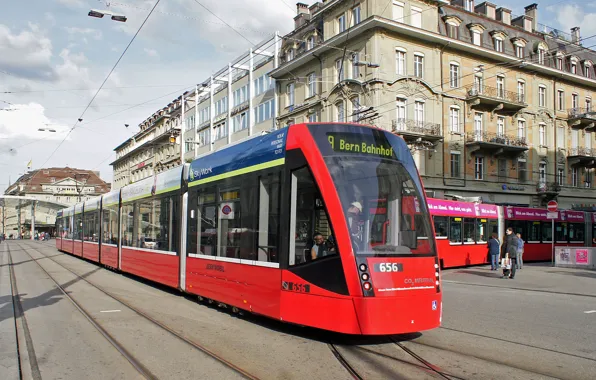The city, Tram, Avenue, The way