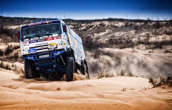 Sport, Machine, Truck, Master, Russia, Kamaz, Rally, KAMAZ-master