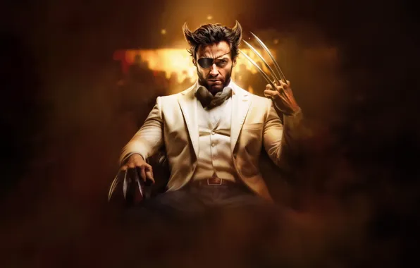 Picture wolverine, look, dapper