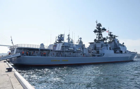Ship, large, Navy, anti-submarine, project 1155, Admiral Tributs