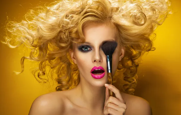 Picture eyes, hair, glamour, makeup, blonde, lips, eyes, lips