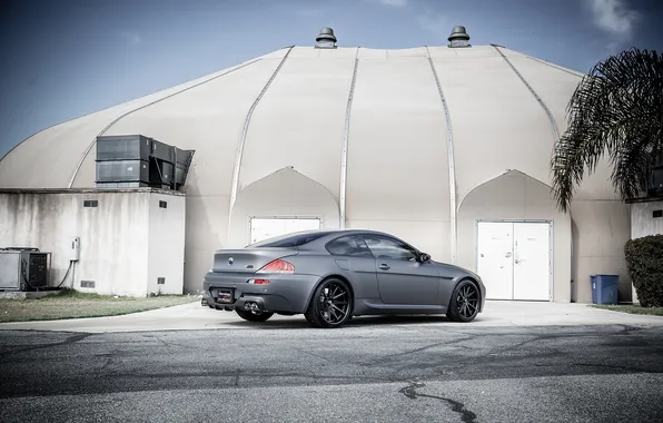 Roof, grey, the building, bmw, BMW, Matt, the dome, rear view
