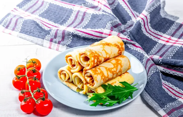 Food, pancakes, pancakes