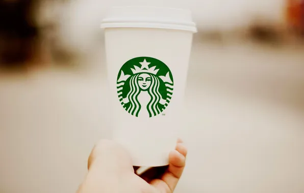 Picture glass, Cup, starbucks, Starbucks