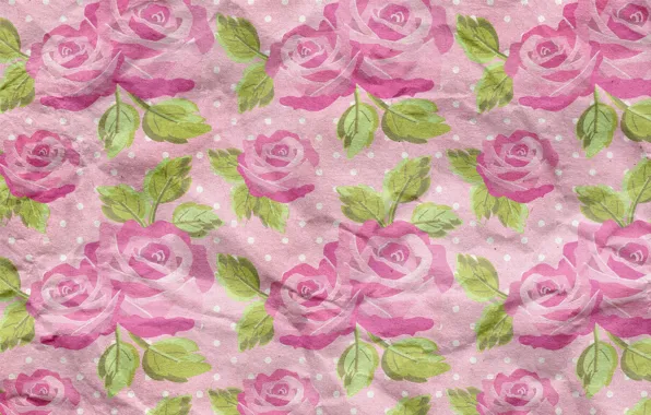 Picture background, roses, wallpaper, ornament, vintage, texture, floral, pattern