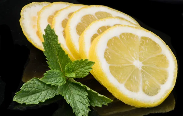 Picture macro, lemon, citrus, fruit