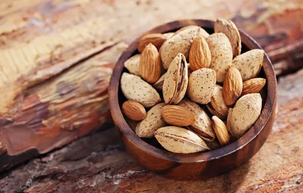 Nuts, Almonds, Prunus dulcis, Amygdalus, Almond common, Prunus amygdalus, Almond