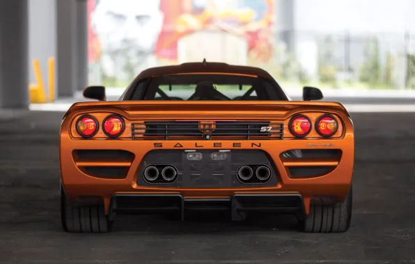 Saleen, supercar, rear view, 2005, Twin Turbo, Saleen S7