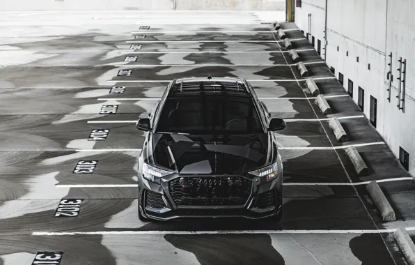 Picture Audi, Gray, Parking, VAG, RSQ8