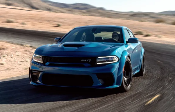 Road, Asphalt, The hood, Dodge, Charger, Hellcat, SRT, 2020