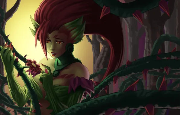Picture League of Legends, Rise of the Thorns, Zyra