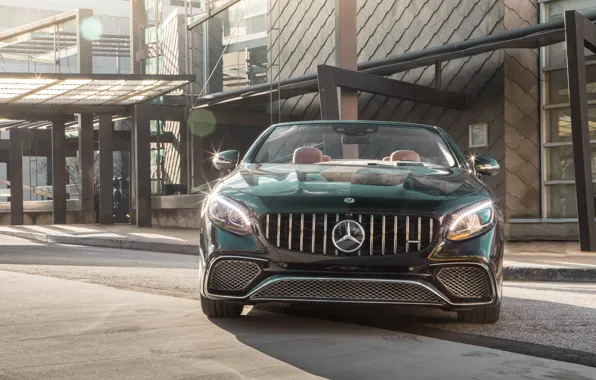 Mercedes-Benz, front view, AMG, 2018, Cabriolet, S65